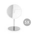 Bosign Air Mirror Table Stand With Detachable Make-up Mirror Mag 5X In White Dia16.5Cm