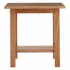 Interiors By Ph Square Side Table Tropical Hevea Wood Natural