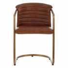 Interiors By Ph Buffalo Tan Leather Chair