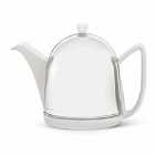 Bredemeijer Teapot Cosy Manto Design With Cover 1.0L In White