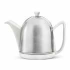 Bredemeijer Teapot Cosy Manto Design With Cover 1.0L In White Matt