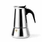 Leopold Vienna Espresso Maker Trevi Design For 4 Cups In Stainless Steel