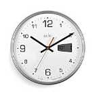 Acctim Kalendar Wll Clock - Silver