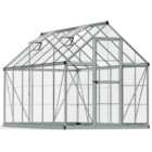 Palram Canopia Harmony Silver Polycarbonate 6 x 12ft Greenhouse