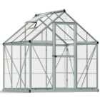 Palram Canopia Harmony Silver Polycarbonate 6 x 6ft Greenhouse