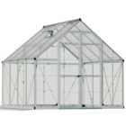 Palram Canopia Balance Silver Polycarbonate 8 x 8ft Greenhouse