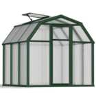 Palram Canopia Eco Grow Green Polycarbonate 6 x 6ft Greenhouse 