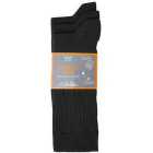 M&S Men's 3 Pack Gentle Grip Cool & Fresh Socks, Size 6-14.5, Black