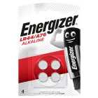 Energizer Lr44/A76 Alkaline Batteries 4 per pack