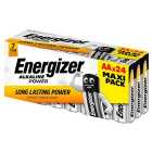 Energizer Alkaline Power AA Batteries 24 per pack