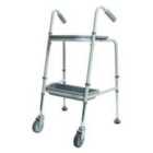 Nrs Healthcare Duo Height Adjustable Walking Trolley - Grey
