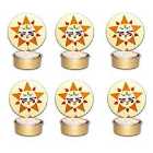 Highlands Gold Star Tealight Candle Holder Pack Of 6