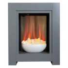 Adam 2kW Monet Fireplace Suite In Grey With Electric Fire 23 Inch