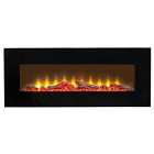 Sureflame 1.8kw Electric Wall Mounted Fire w/ Remote - Black