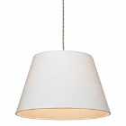 Village At Home Drum Pendant Shade Ivory Small