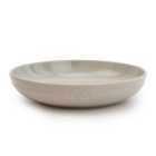 Hearts Grey Stoneware Pasta Bowl
