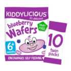 Kiddylicious Blueberry Maxi Wafers Baby Snacks Multi 10 x 4g
