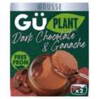 Gu Plant Dark Chocolate & Ganache Mousse Dessert 2 x 70g