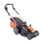 Yard Force 40V 37Cm Cordless Lawnmower W/ 2.5Ah Lithium-ion Battery & Quick Charger - Orange