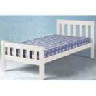 SleepOn Sabile Wooden Bed Frame White