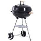 Outsunny Portable Round Kettle Charcoal BBQ