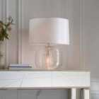 Ensora Lighting Faye 2 Light Table Lamp Clear