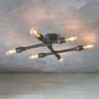 Ensora Lighting Briar 6 Light Semi Flush Ceiling Light