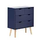 Nyborg Two and Two Chest of Drawers Nightshadow