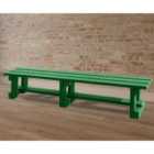 NBB Recycled Plastic Backless 200cm Bench - Green