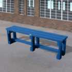 NBB Junior Recycled Plastic 150cm Backless Bench - Blue