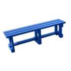 NBB Recycled Plastic Backless 120cm Bench - Blue