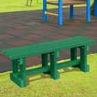 NBB Junior Recycled Plastic 90cm Backless Bench - Green