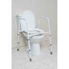 Nrs Healthcare Height Adjustable Toilet Frame With Seat