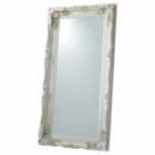 Crossland Grove Carved Regency Cream Leaner Mirror - 1755 X 895Mm