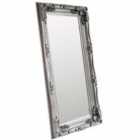 Crossland Grove Carved Regency Silver Leaner Mirror - 1755 X 895Mm