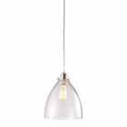 Ensora Lighting Livia Easy fit Glass Lampshade