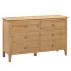 Julian Bowen Cotswold 6 Drawer Wide Chest Of Drawers