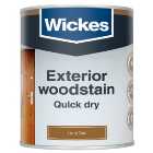 Wickes Exterior Quick Dry Woodstain - Light Oak - 750ml