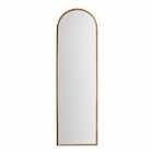 Crossland Grove Newpound Arch Leaner Mirror Bronze 50x170cm