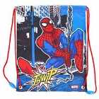 Stor Drawstring Lunch Bag Spiderman Streets