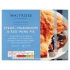 Waitrose Steak, Mushroom & Red Wine Pie, 200g