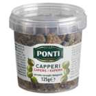 Ponti Capers In Salt 125g