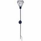 Luxform Solar Metal Wire Stake Led Light Diamond 26183