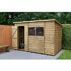 Forest Garden Overlap Pressure Treated 10X6 Pent Shed