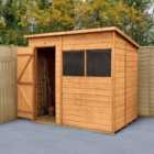 Forest Garden Shiplap Dip Treated 7X5 Pent Shed