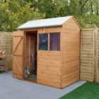 Forest Garden Shiplap Dip Treated 6X4 Reverse Apex Shed