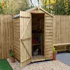 Forest Garden Overlap 4X3 Apex Shed - No Window