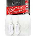 Cozy Night Electric Blanket Super King Size - Luxury Fleece Material