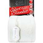 Cozy Night Electric Blanket Single Size - Luxury Fleece Material