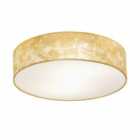 Eglo Textured Gold Fabric Ceiling Light